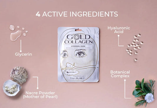 GOLD COLLAGEN - HYDROGEL MASK SET